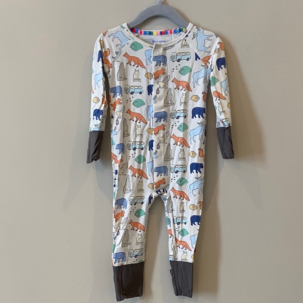 Magnetic Me Multicolor Animal Print onesie